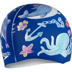 Speedo Dziecięcy CZEPEK SILIKONOWY DIGITAL PRINTED CAP JU