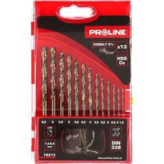 Wiertło Pro-Line WIERTŁA DO METALU HSSCO DIN338 SZLIF.13SZT(1.5-6.5MM)PROLINE