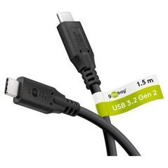 Kabel USB Goobay Kabel USB-C, USB 3.2, 60 W, 10 Gbit/s, Power Delivery, 1,5 m