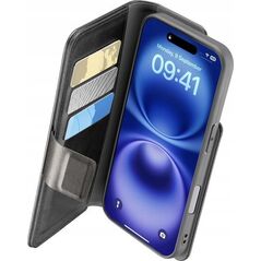 Cellular Line Cellularline Book Agenda 2 Case iPhone 16 Black