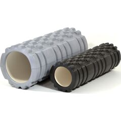 ENERO FIT WAŁEK ROLLER DO ĆWICZEŃ DUO SZARY 33/14 I CZARNY 30/9,5cm ENERO FIT