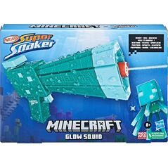Nerf NERF SUPER SOAKER water gun Minecraft Glow Squid, F76005L0