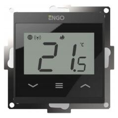 Salus Internetowy, podtynkowy regulator temperatury do ramki 55x55, czarny