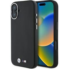 BMW BMW BMHMP16M23PMWK iPhone 16 Plus 6.7"    czarny/black hardcase M Smooth Full Wrapped Metal MagSafe