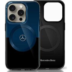Mercedes Mercedes MEHMP16X23HBIKV iPhone 16 Pro    Max 6.9" czarny niebieski/black blue hardcase MB Double Layer BiColor MagSafe