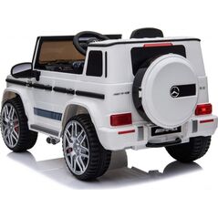 Triton Mercedes AMG G63 dla dzieci Biały + Pilot + MP3 LED + Wolny Start + EVA + Pasy