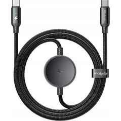 Kabel USB Mcdodo Kabel 2w1 Mcdodo CA-4170 USB-C + bezprzewodowa ładowarka Samsung Watch, 60W, 1.5m