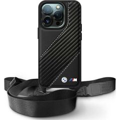 BMW BMW BMHCP16X23PSCCK iPhone 16 Pro Max     6.9" czarny/black hardcase M Edition Carbon Stripe & Strap