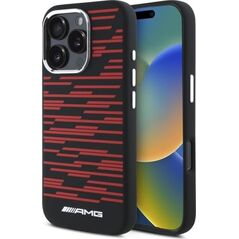 Mercedes AMG AMHMP16X24SSRRK iPhone 16 Pro Max     6.9" czarny/black hardcase Silicone Graphics MagSafe