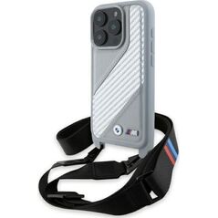 BMW BMW BMHCP16X23PSCCG iPhone 16 Pro Max     6.9" szary/grey hardcase M Edition Carbon Stripe & Strap