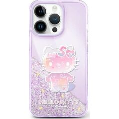 Hello Kitty Hello Kitty HKHCP16SL50PPU iPhone 16      6.1" fioletowy/purple hardcase Liquid Glitter 50TH Anniversary Party