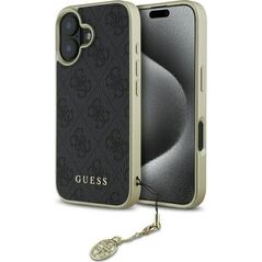 Guess Guess GUHCP16SGF4GGR iPhone 16 6.1"       czarny/black hardcase 4G Charms Collection