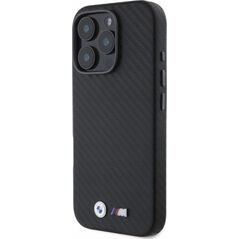 BMW BMW BMHCP16X23PUFWC iPhone 16 Pro Max 6.9" black/black hardcase Carbon Wrapped Metal