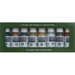 Vallejo Vallejo: 70.118 - Model Color - Effects - Metallic Colors (8 x 18 ml)