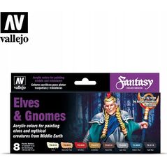 Vallejo Vallejo: 70.242 - Model Color - Fantasy - Elves & Gnomes (8x18 ml)
