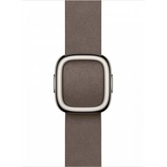 Apple Pasek w kolorze szarobrązowym z klamrą nowoczesną do koperty 42 mm - rozmiar L