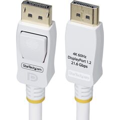 Kabel StarTech StarTech DP12-CABLE-10FTW kabel DisplayPort 3 m Biały