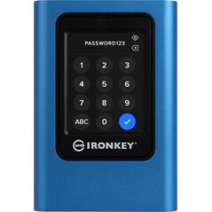 Dysk zewnętrzny SSD Kingston IronKey Vault Privacy 80 7.68TB Niebieski (IKVP80ES/7680G)