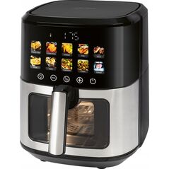 Frytkownica beztłuszczowa ProfiCook ProfiCook hot air fryer PC-FR 1286 H (black/stainless steel, 1,700 watts, basket 6.5 liters)