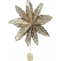 Christmas decoration CZUBEK CHOINKOWY GWIAZDA 30CM PAPIEROWA ZŁOTY