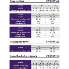 Pas ciążowy Carriwell CARRIWELL maternity support belt White L/XL 5201