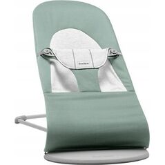 BabyBjorn BABYBJORN bouncer BALANCE Soft Black Frame Woven/Jersey, light sage/grey, 005270