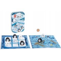Hape HAPE 2 in 1 games Tic Tac Toe/ Snakes & Ladders, E0478A