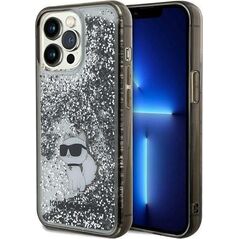 Karl Lagerfeld Karl Lagerfeld KLHCP13XLKCNSK iPhone 13 Pro Max 6.7" transparent hardcase Liquid Glitter Choupette
