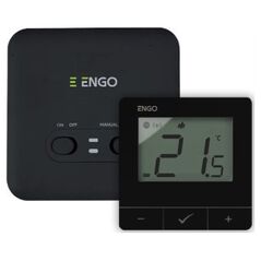 Engo Engo internetowy, bezprzewodowy regulator temperatury Wi-Fi E20i-B, czarny E20I-B