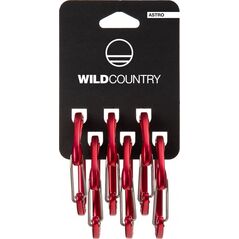 Zestaw karabinków astro 6 pack-red WILD COUNTRY