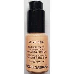 Dolce & Gabbana Dolce & Gabbana, Velvetskin, Matte, Liquid Foundation, 210, SPF 30, 30 ml For Women