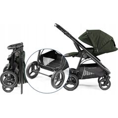 Wózek Peg Perego PEG PEREGO stroller VELOCE TC, blue shine, IP29000000RO51PL31
