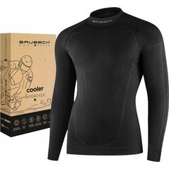 Brubeck LS1654M Bluza męska COOLER czarny XL