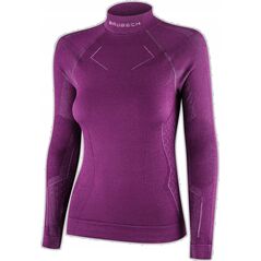 Brubeck LS1665W Bluza damska EXTREME MERINO fuksjowy XL