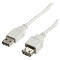 Kabel USB Secomp Kabel USB 2.0, typ A-A, M - F, 1,8m