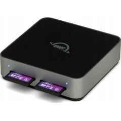 Czytnik OWC Atlas Dual SD Card Reader: USB-C Dual-Slot SDXC UHS-II Card Reader