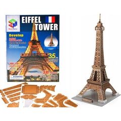 Jokomisiada Przestrzenne Puzzle 3D Wieża Eiffla ZA1577