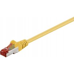 Goobay CAT 6 Kabel łączący, S/FTP (PiMF), Żółty - Długość kabla 7.5 m