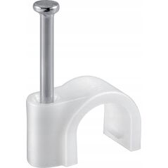 Organizer Goobay Obejma kablowa, biały - Wysokość 7.4 mm