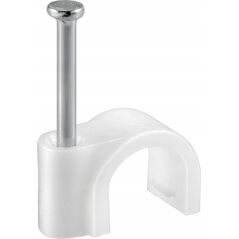 Organizer Goobay Obejma kablowa, biały - Wysokość 11.4 mm