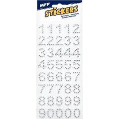 MFP paper naklejki kamyki - cyfry 40 szt. 19mm 8002 1032379