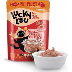Lucky Lou Lucky Lou Extrafood Tuńczyk i jabłko w bulionie saszetka 70g