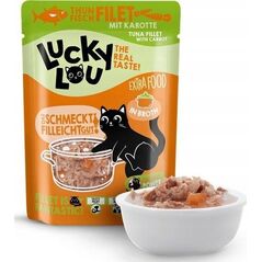 Lucky Lou Lucky Lou Extrafood Tuńczyk i marchewka w bulionie saszetka 70g