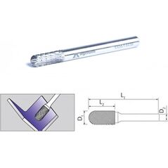 UN FREZ PALCOWY 6MM C0616/CB