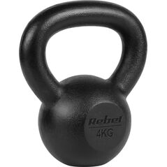 Rebel Kettlebell żeliwny 4kg, REBEL ACTIVE