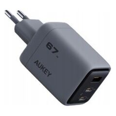 Ładowarka Aukey AUKEY PA-C3 wall charger 67W gray