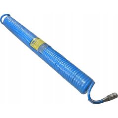 Partner Wąż spiralny poliuretanowy 6.5mm x 5m z szybkozlączkami 1/4" (ciśnienie maks. 15bar)