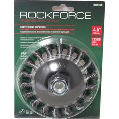 Rockforce Szczotka kątowa tarczowa twarda do szlifierek, 115mm