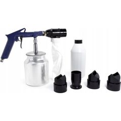 Rockforce Pistolet do piaskowania piaskarka zbiornik 1l