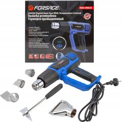 Forsage Opalarka elektryczna z dyszami (230V, 50/60Hz, 2000W, 60-600stopni, 300-500l/min)